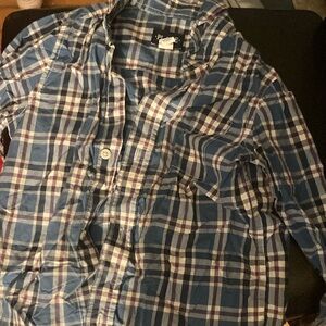 Plaid Blue and White 5-6's Shirt